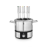 WMF LONO Fondue (1400 W, für bis zu 8 Personen, variable Temperatur) cromargan matt/silber - 1